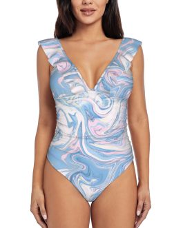 Women’s Ruffle One Piece Swimsuit